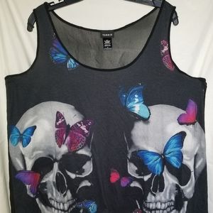 Torrid Skull top size 1